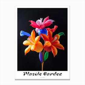 Bright Inflatable Flowers Poster Columbine 2 Canvas Print