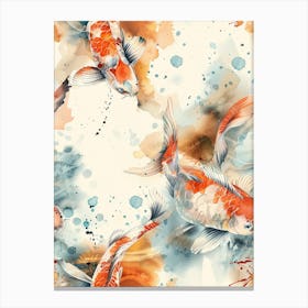 Watercolor Koi 11 Canvas Print