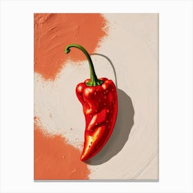 Red Chili Pepper 7 Canvas Print