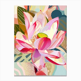 Lotus Flower Canvas Print