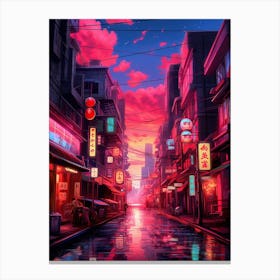 Asian City 1 Canvas Print