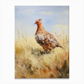 Bird Painting Pheasant 7 Canvas Print
