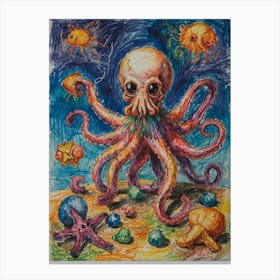 Octopus 13 Canvas Print