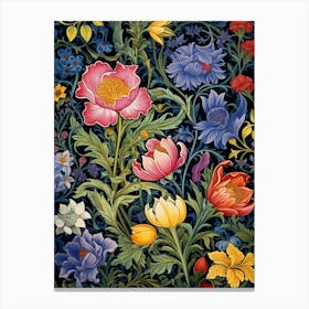 William Morris Floral 2 Canvas Print