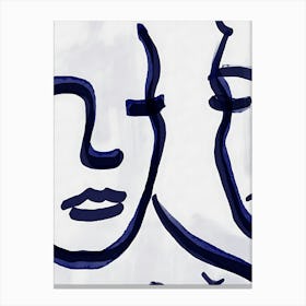 Two Faces Canvas Print