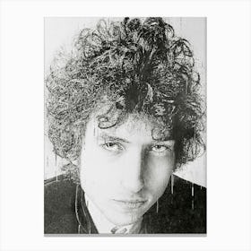 Bob Dylan Singer Canvas Print