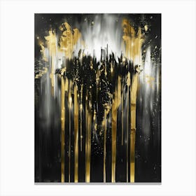 'Black And Gold' 14 Canvas Print