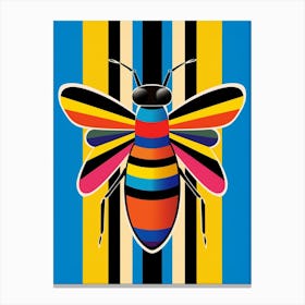 Beetle Abstract Geometric Abstract 6 Canvas Print