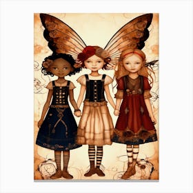 Steampunk Fairies Canvas Print