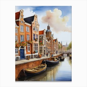 Amsterdam Canal 3 Canvas Print