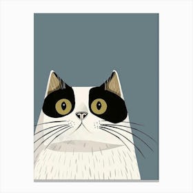 Cat With Big Eyes 1 Canvas Print