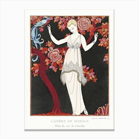 Robe Du Soir De Doeuillet (1914) Fashion Illustration Canvas Print