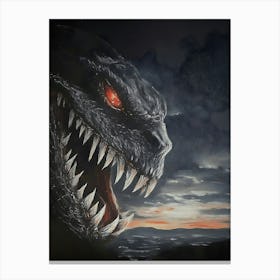 Godzilla Canvas Print