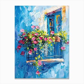 Balcony Painting In Varna 2 Canvas Print