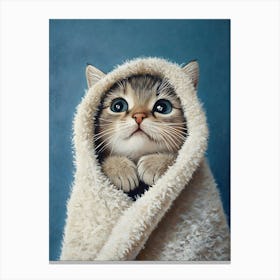 Bathroom Cat 23 Canvas Print