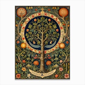 William Morris Tree Of Life 34 Canvas Print