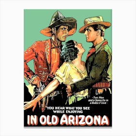 Movie Poster, Western, Old Arizona Canvas Print
