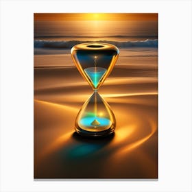 Hourglass At Sunset 1 Canvas Print