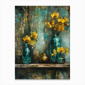 Blue Orchids Canvas Print