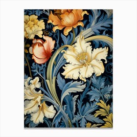 William Morris Floral Wallpaper 2 Canvas Print