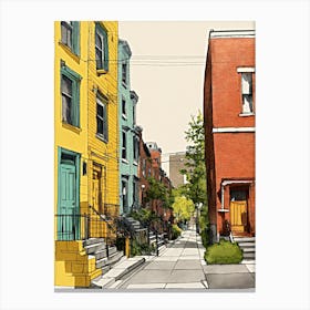 Street view z4 Canvas Print