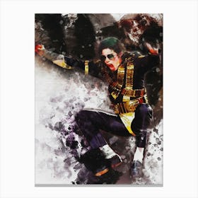 Smudge Of Michael Jackson Canvas Print