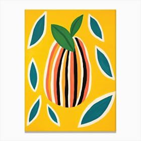 Mango Fruit Summer Illustration 1 Canvas Print