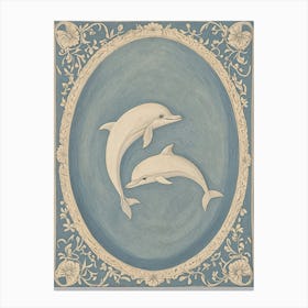 Dolphins Canvas Print