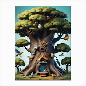 Tree House Canvas Print