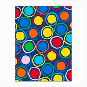 Colorful Circles 3 Canvas Print