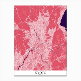 Kyoto Pink Purple Canvas Print