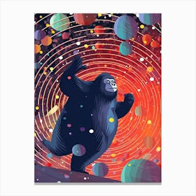 At The Disco   Gorilla Art4 Canvas Print