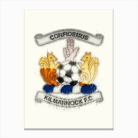 Kilmarnock Fc League Scotland Canvas Print