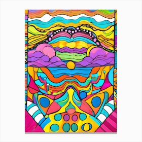 Psychedelic Painting -Reimagined Canvas Print