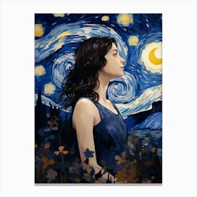 Starry Night Dreamscape Capturing The Essence Of Van Gogh S Universe Canvas Print