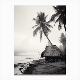 Samoa, Black And White Analogue Photograph 2 Canvas Print