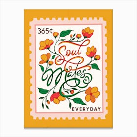 365 Days Collection - Soul Mates Canvas Print