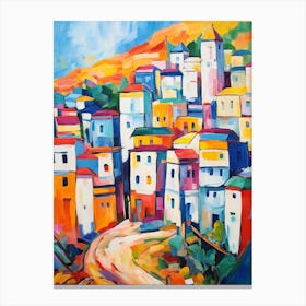 Agadir Morocco 4 Fauvist Painting Canvas Print