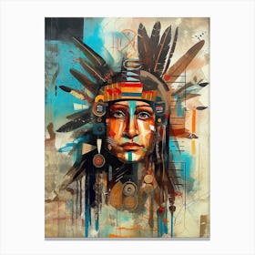 Tribal Treasures: Echoes of Native American Heritage Canvas Print