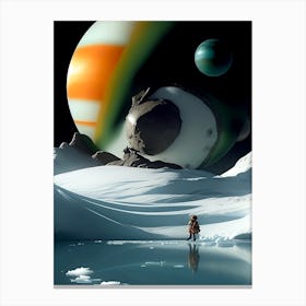 Ice Planet Before Impact Canvas Print