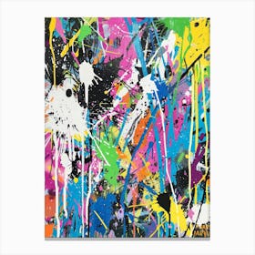 Splatter Painting 7 Canvas Print