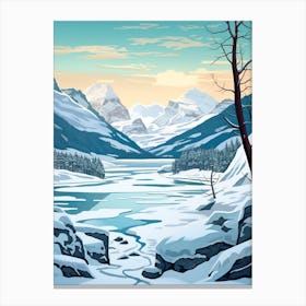 Jostedalsbreen National Park Norway 1 Canvas Print