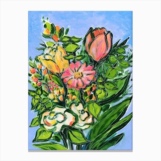 Bouquet Of Blessing Canvas Print