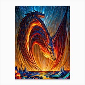 Dragon Fire 1 Canvas Print