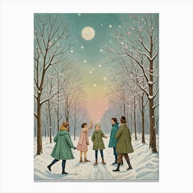 Snow Fun Canvas Print