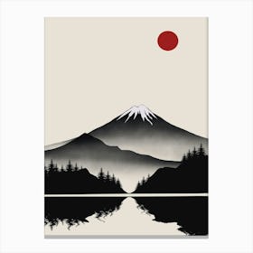 Japanese Mountain Canvas Print