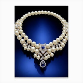 Pearl Necklace Canvas Print