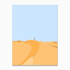 On the top of the Dunes 1 Canvas Print