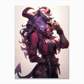 Demon Girl 2 Canvas Print