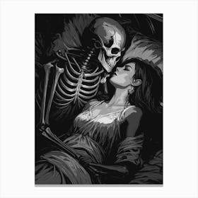 The Bone Sleep Canvas Print